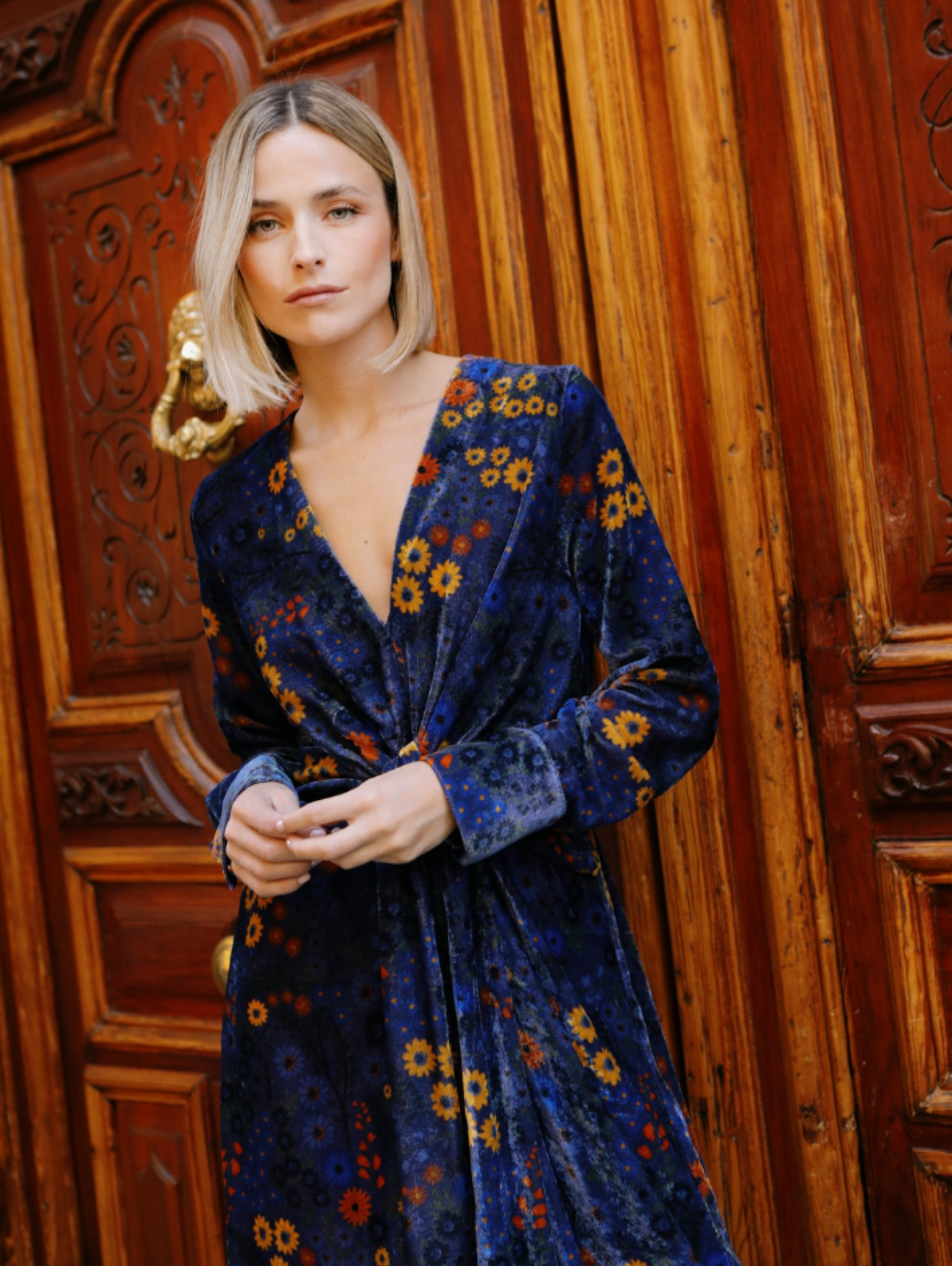 Camelia Violet Dress