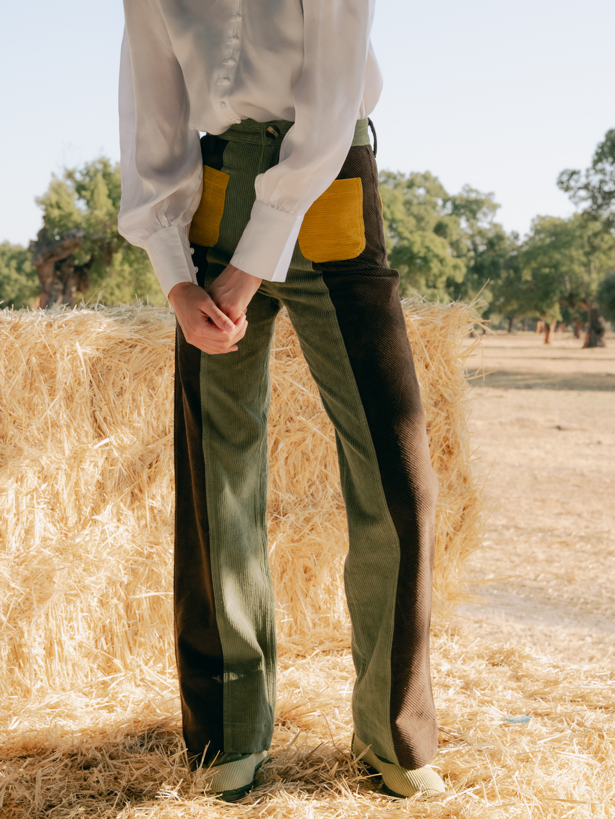 Pantalón Filippa Hunter Green