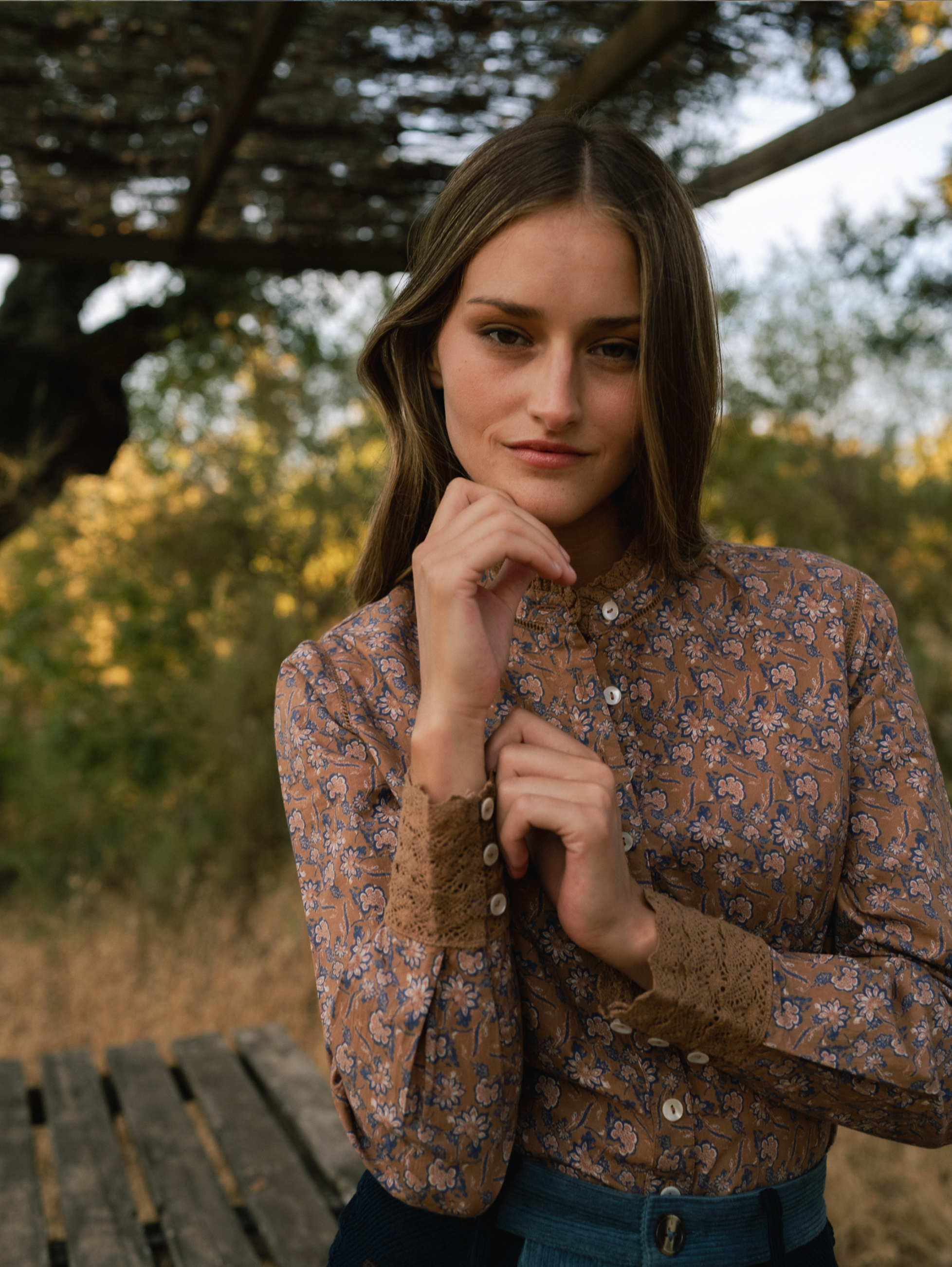 Camisa Dalia Brown