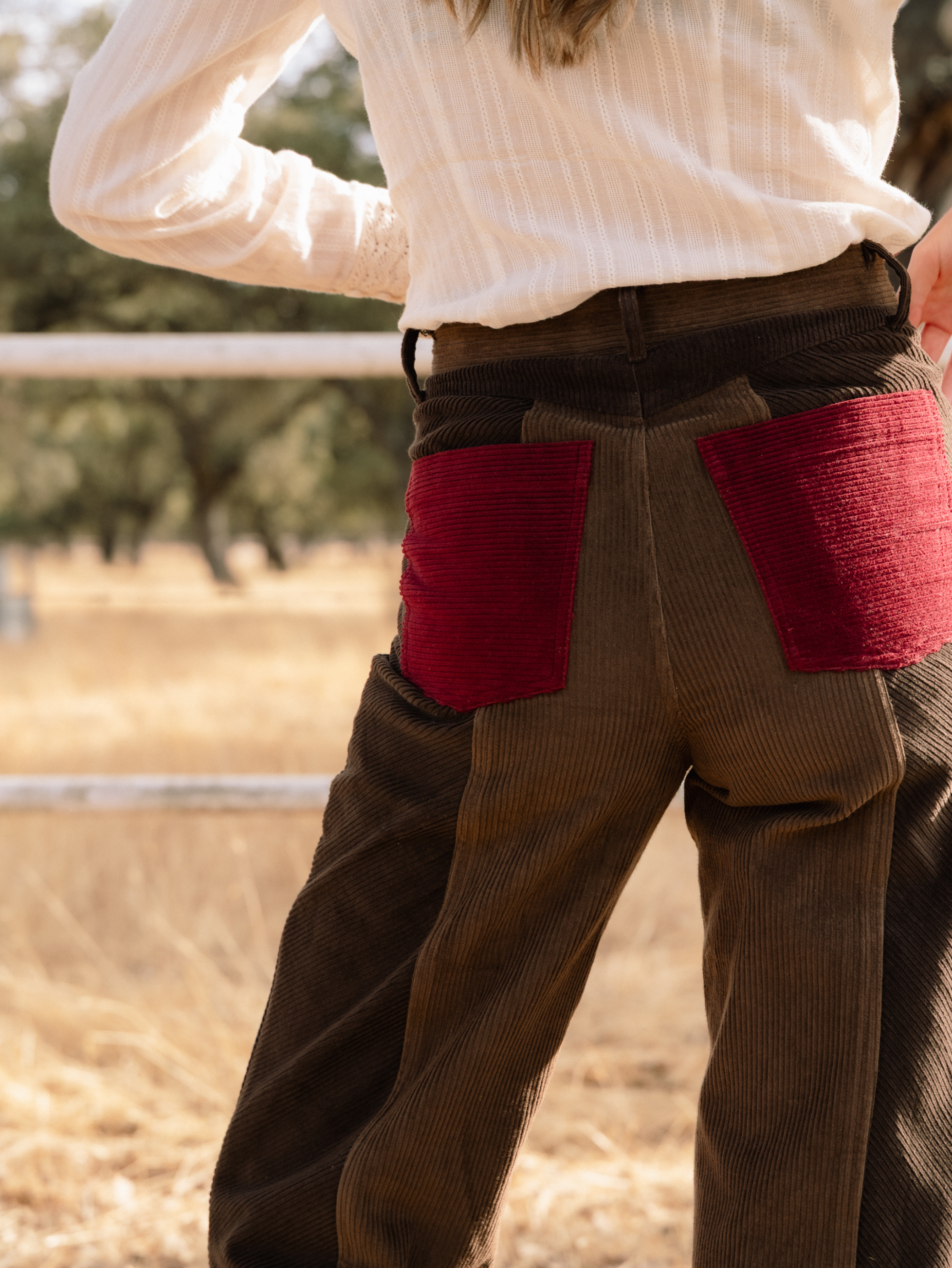 Pantalón Filippa Burgundy