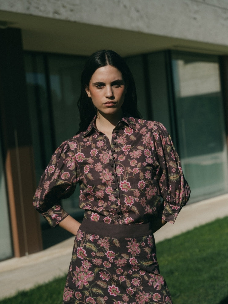 Camisa Ophelia Brown