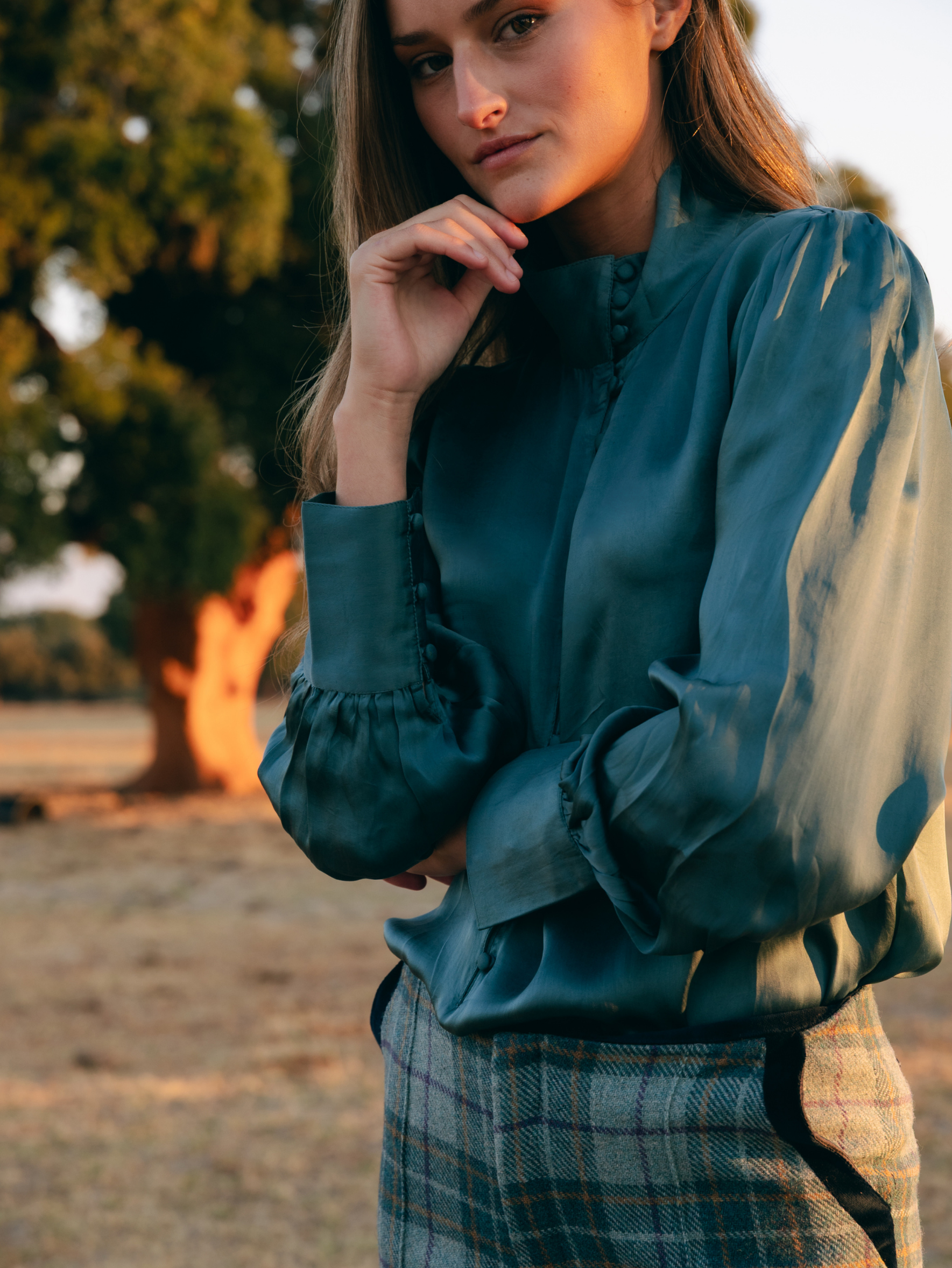 Blusa Moss Teal