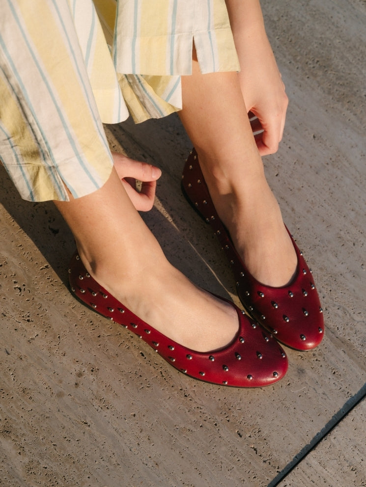 Bailarina Rye Dark Red