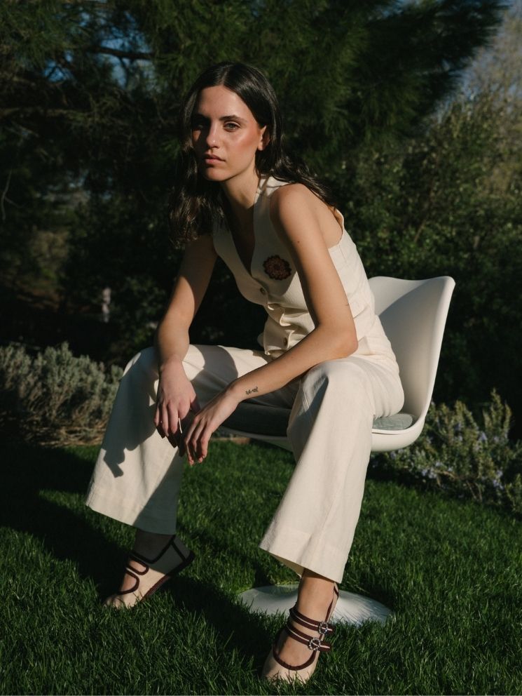 Chaleco Daisy White