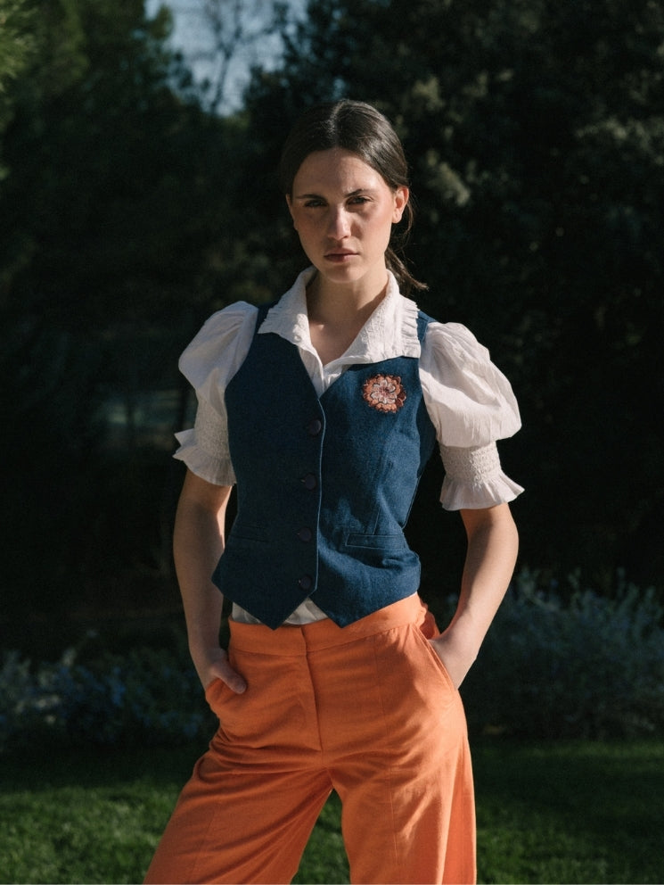 Chaleco Daisy Denim