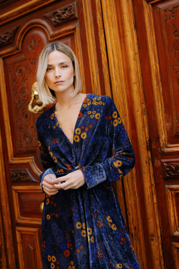 Camelia Violet Dress