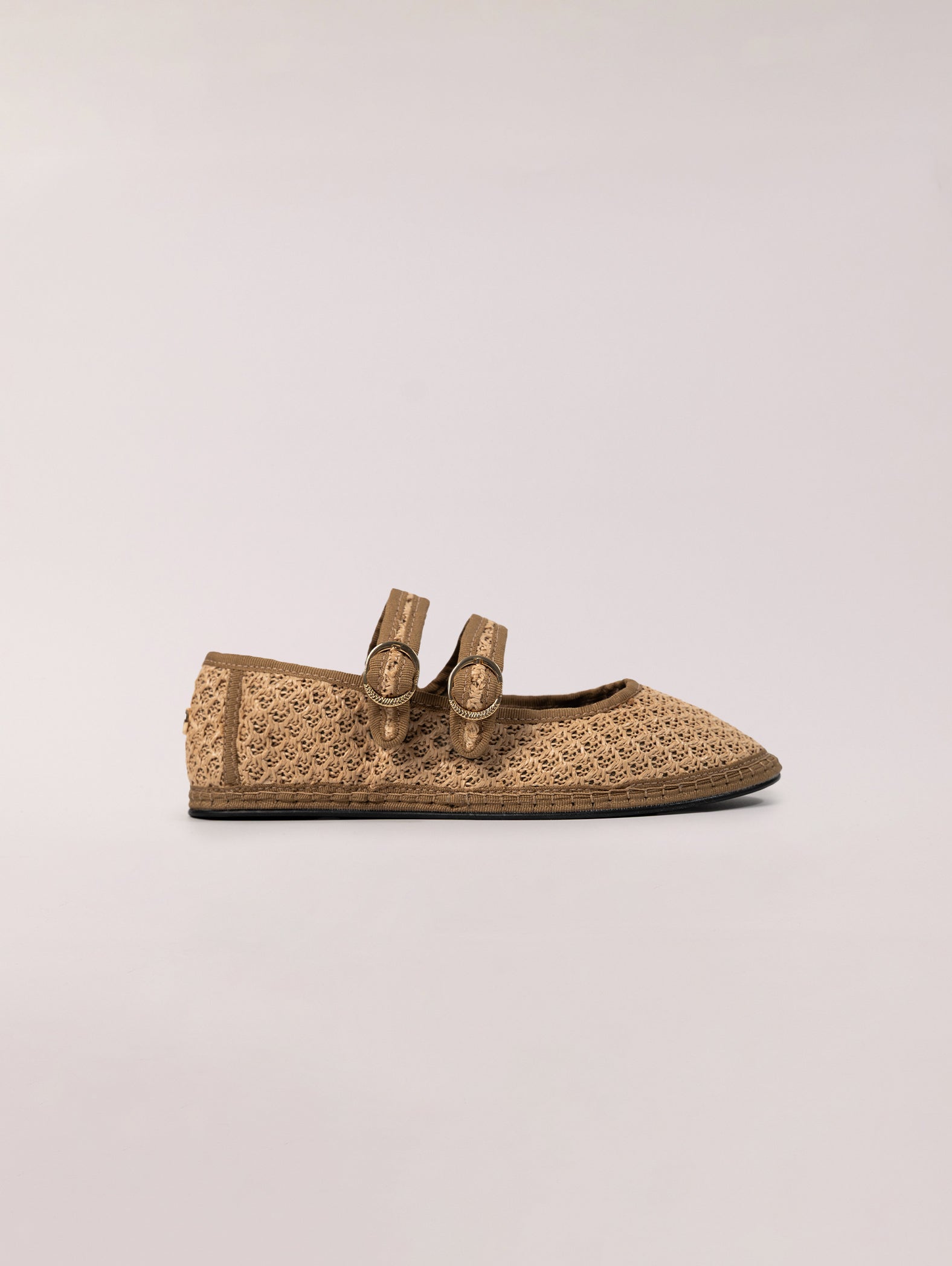 Double Lace Rafia Chocolate