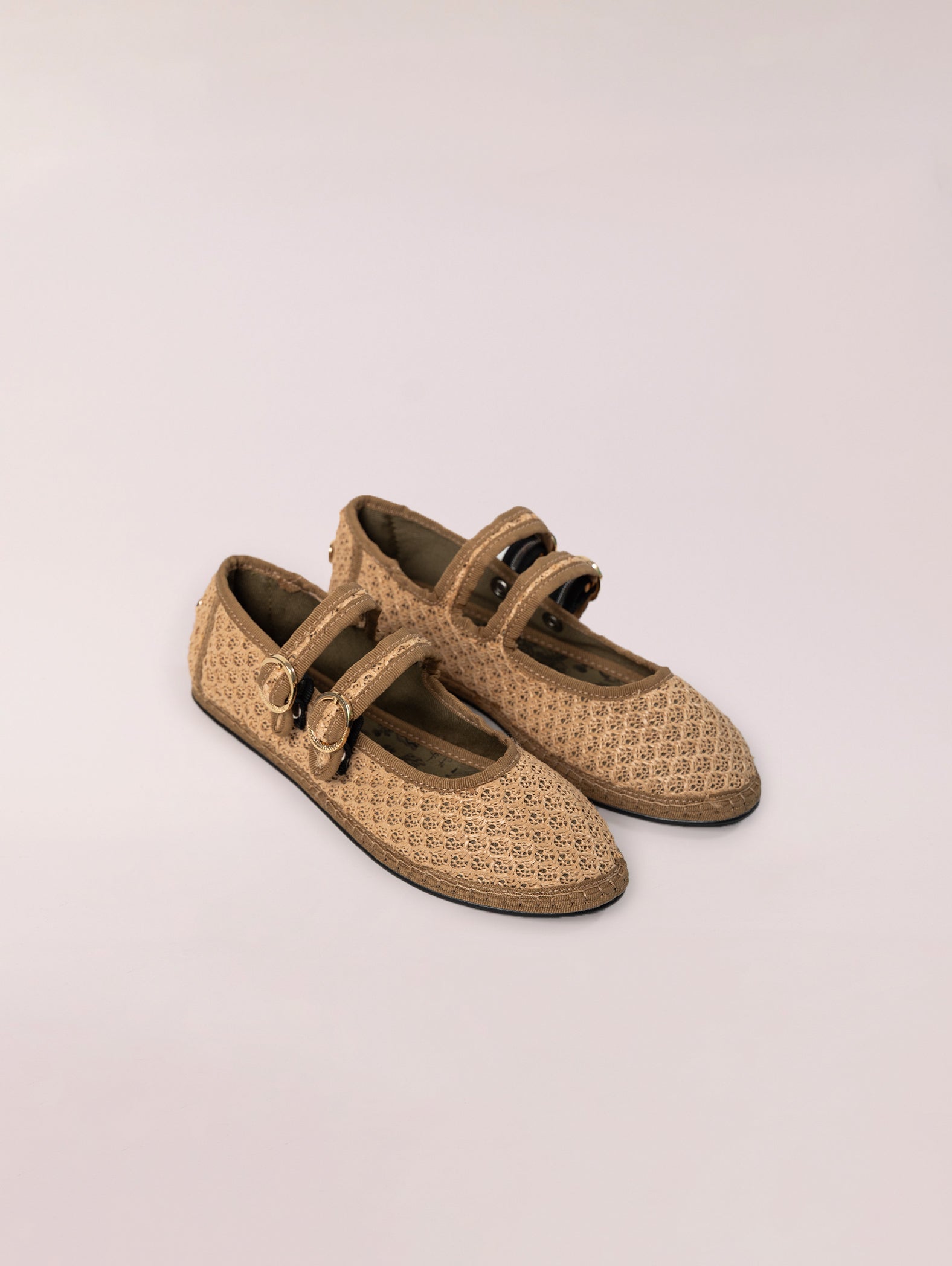 Double Lace Rafia Chocolate