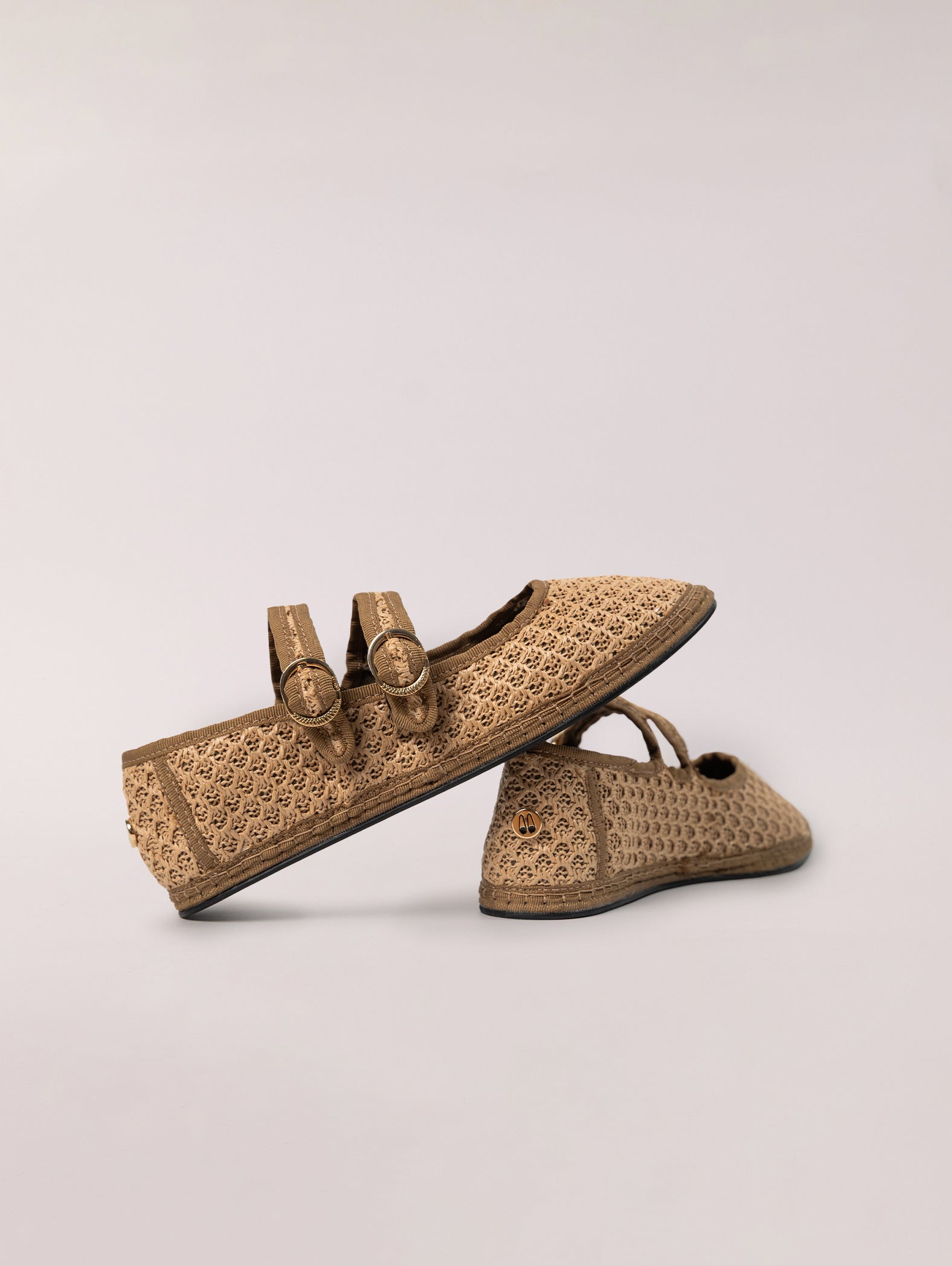 Double Lace Rafia Chocolate