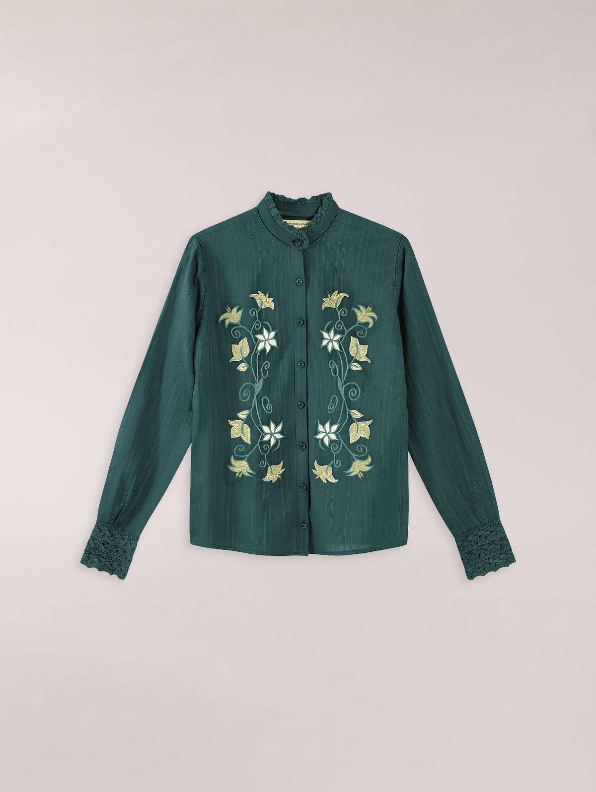 Camisa Gardenia Petróleo
