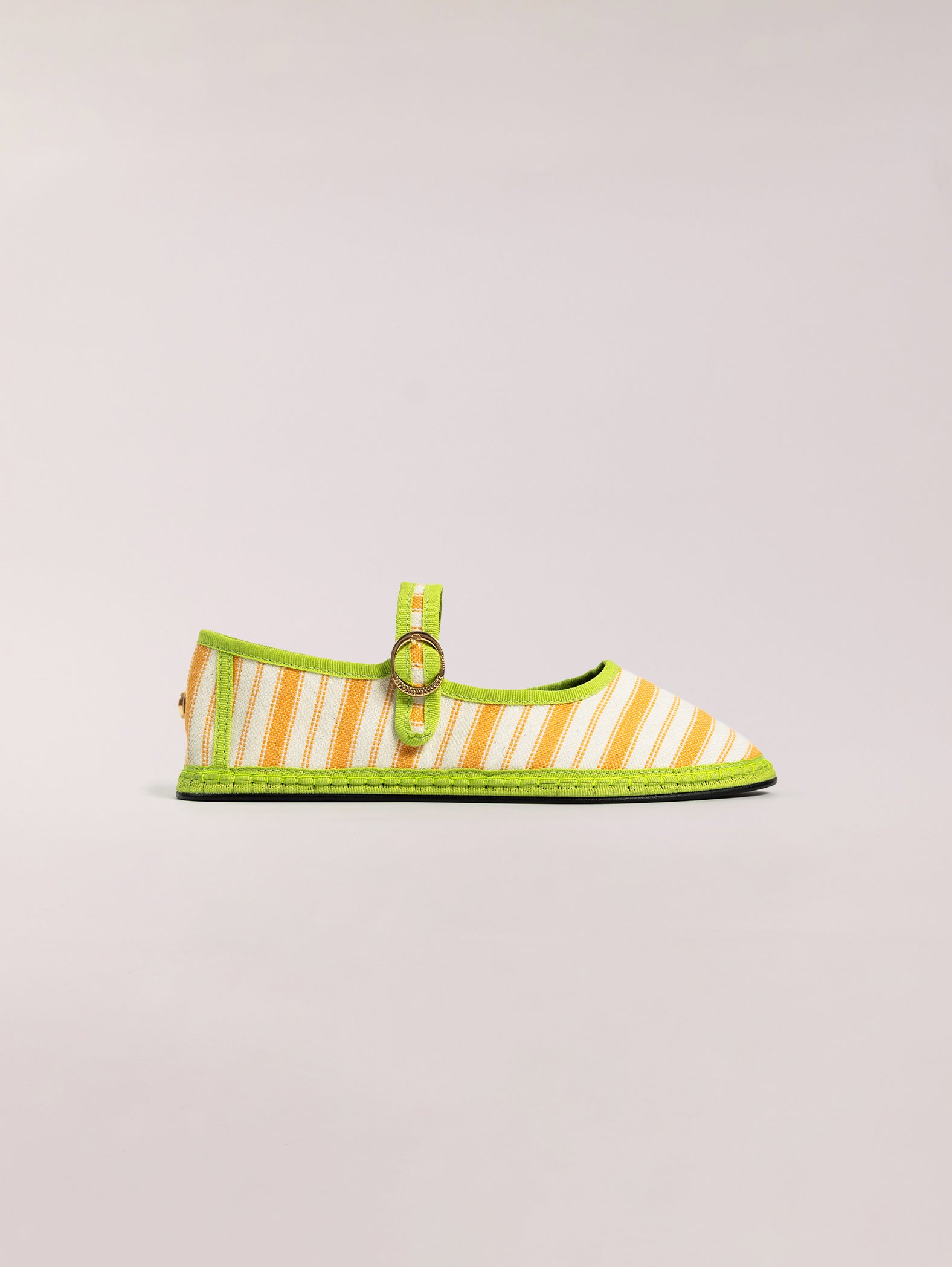 Svetis Mary Jane Orange Stripes