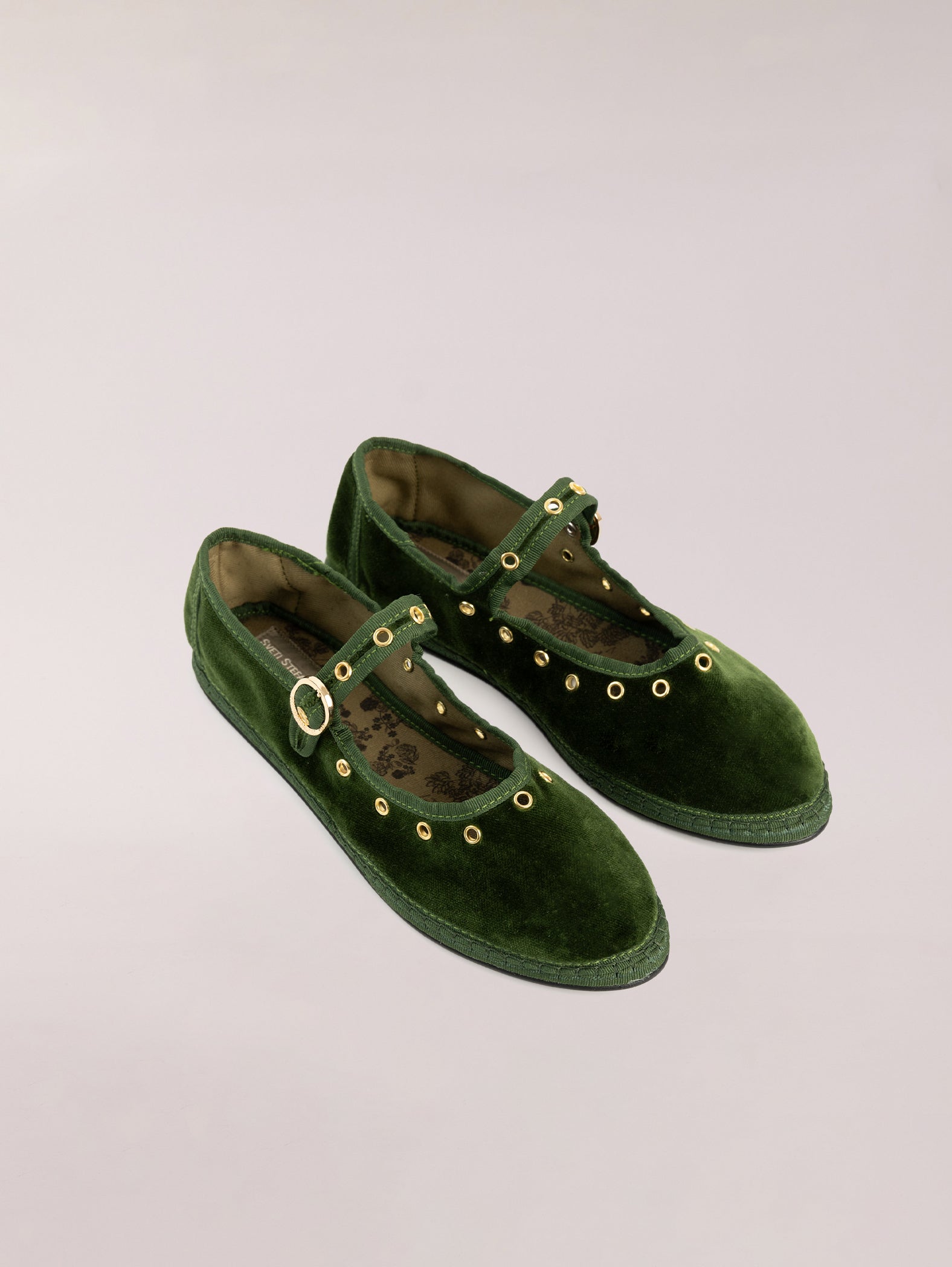 Mary Jane Studs Green Soldier