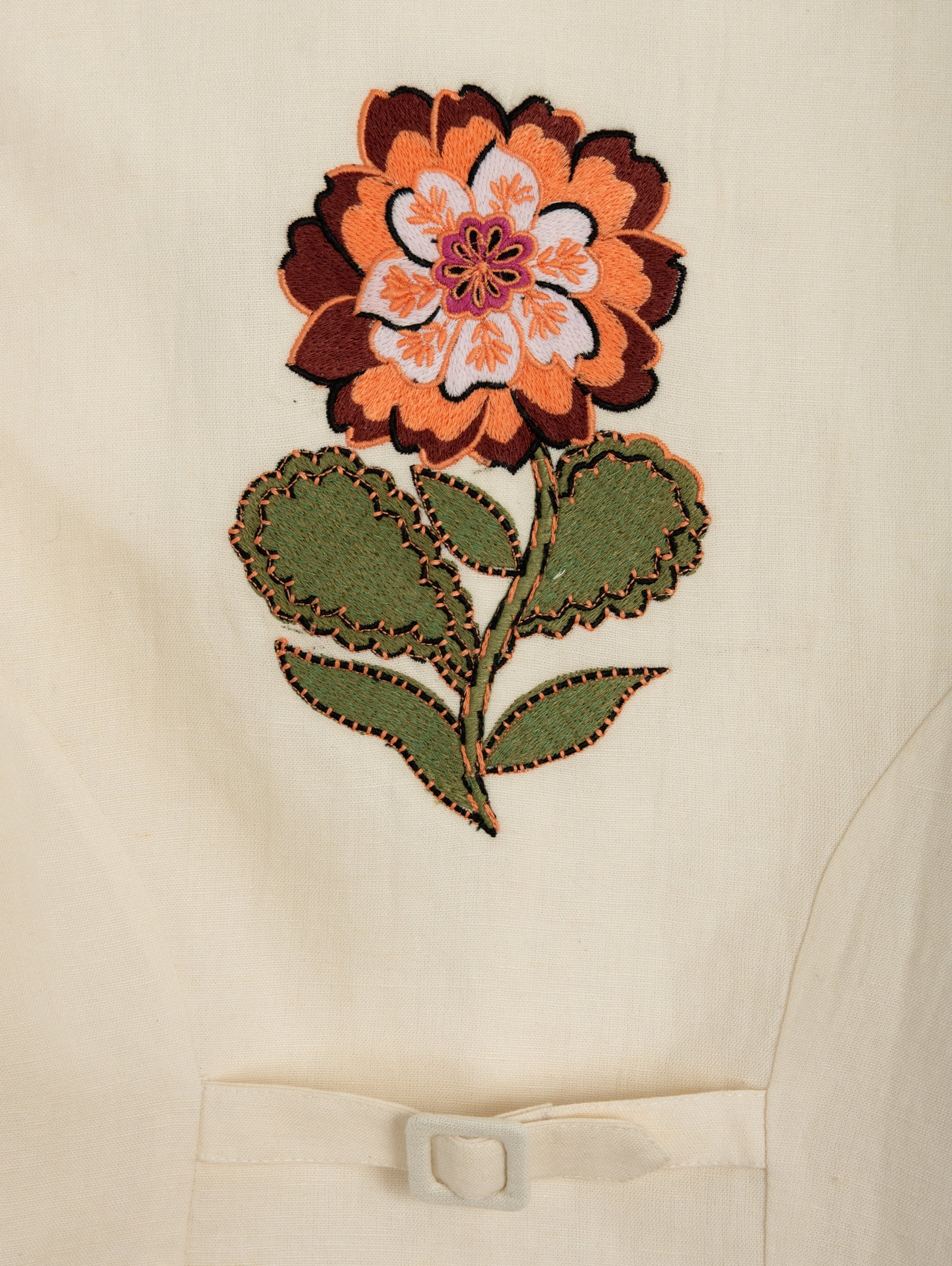 Chaleco Daisy White