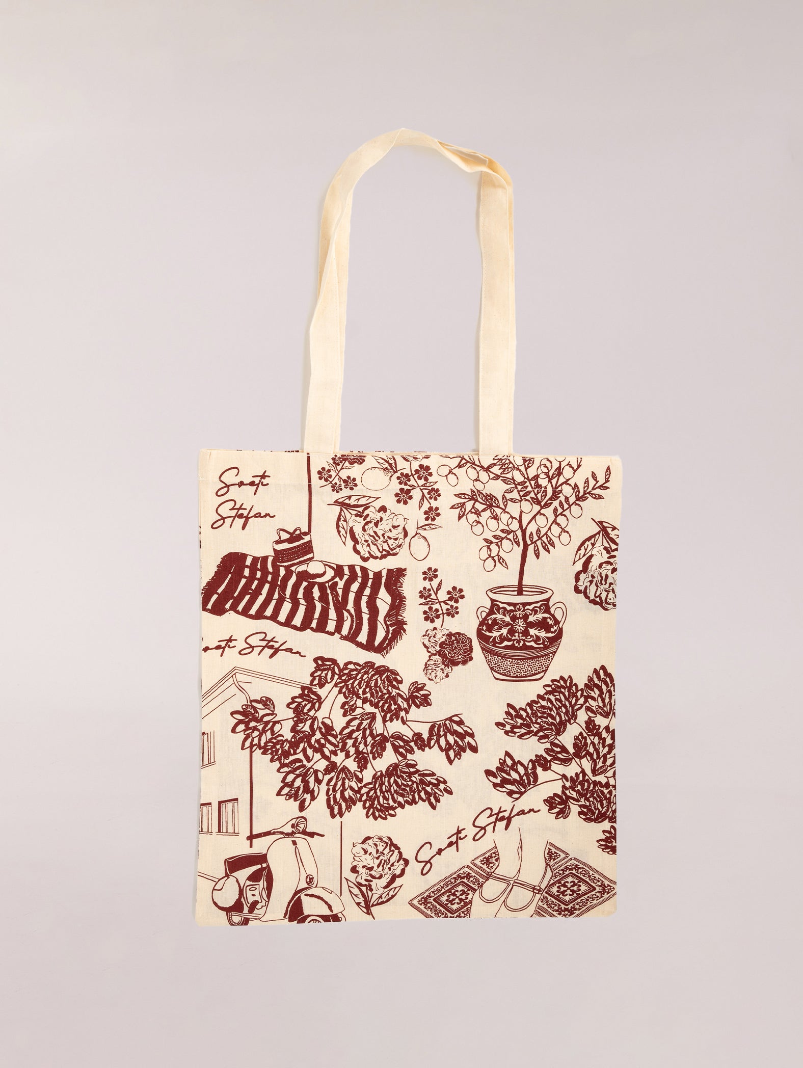 Tote bag red