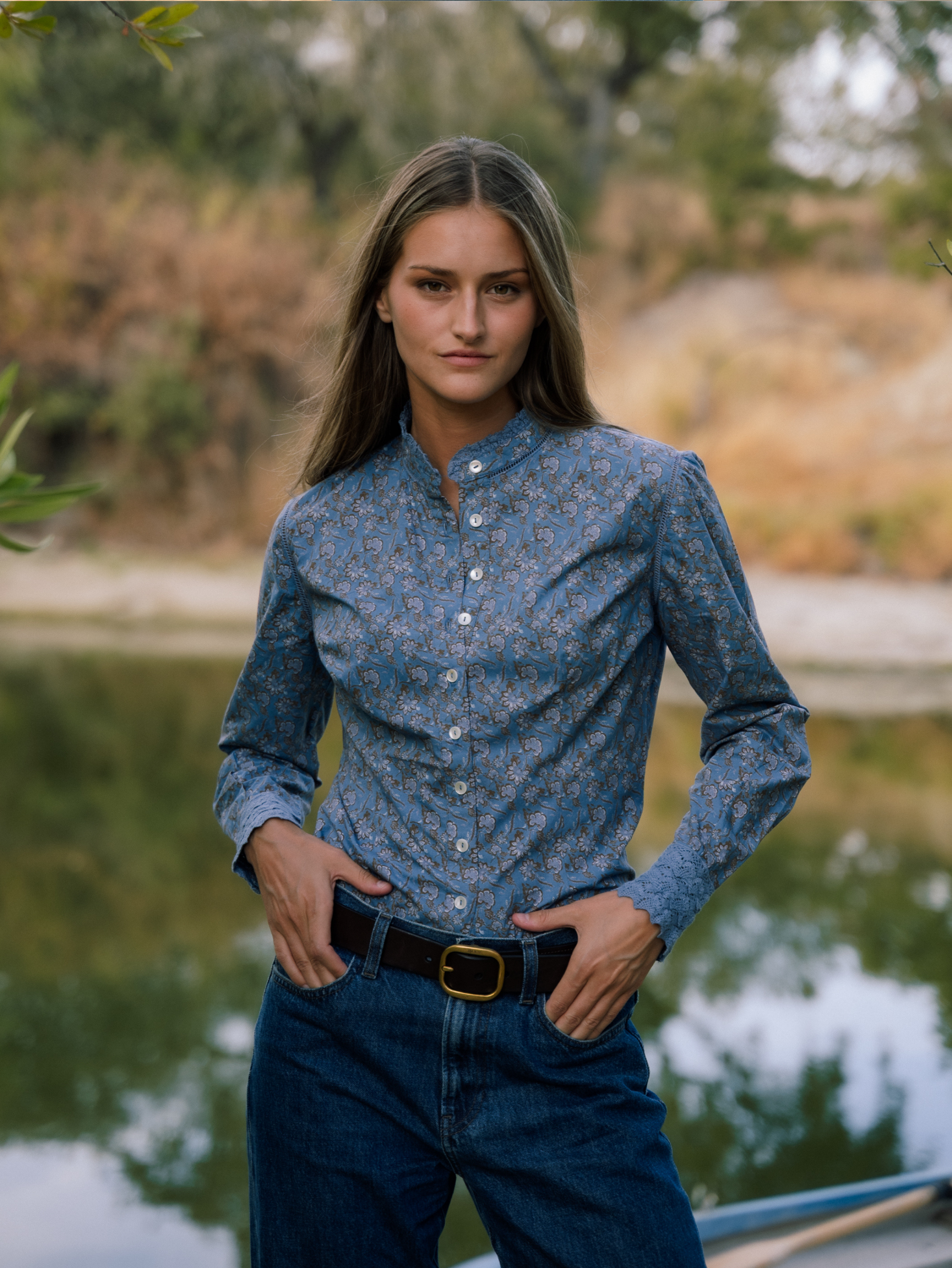 Camisa Dalia Blue