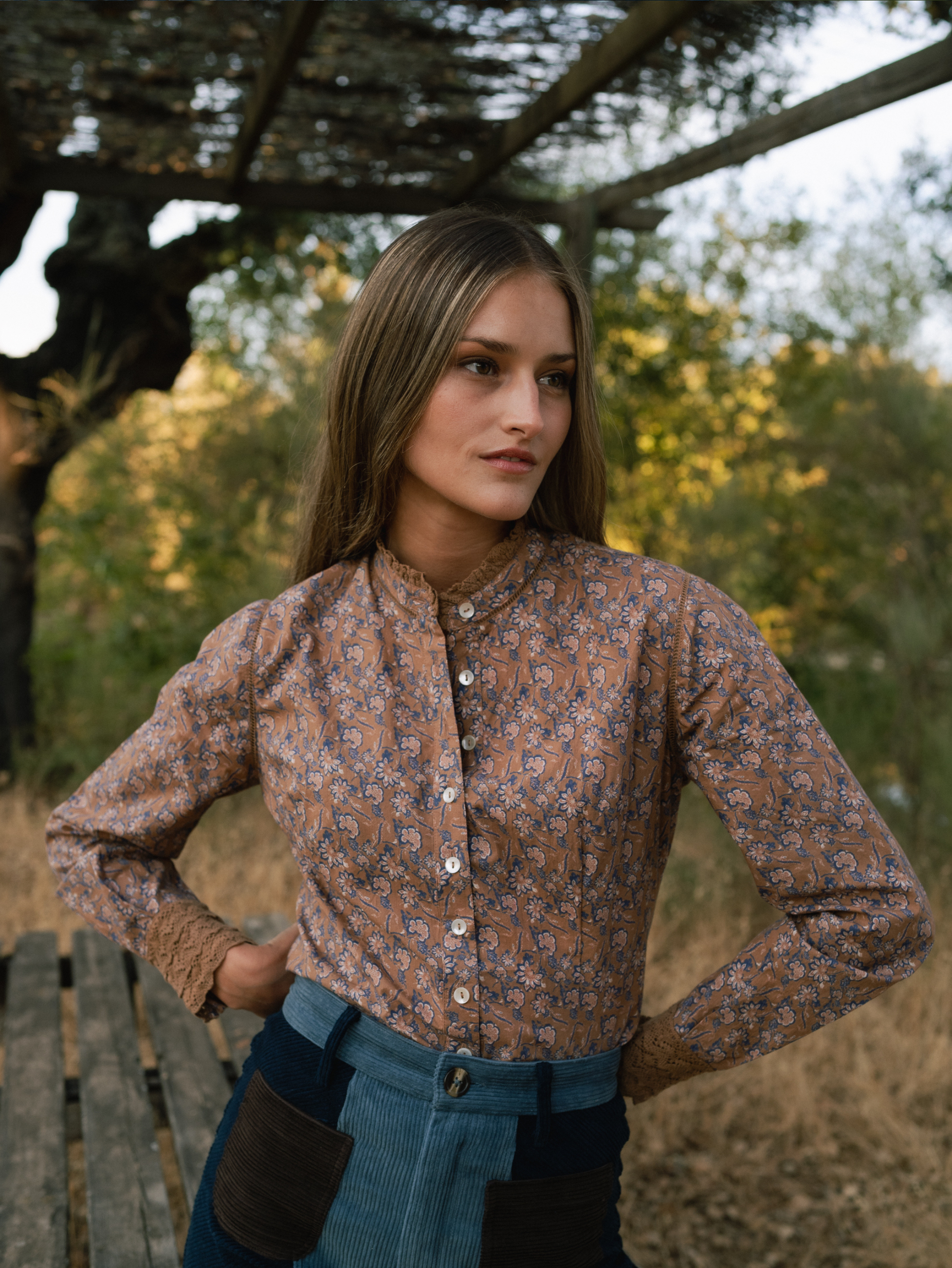 Camisa Dalia Brown