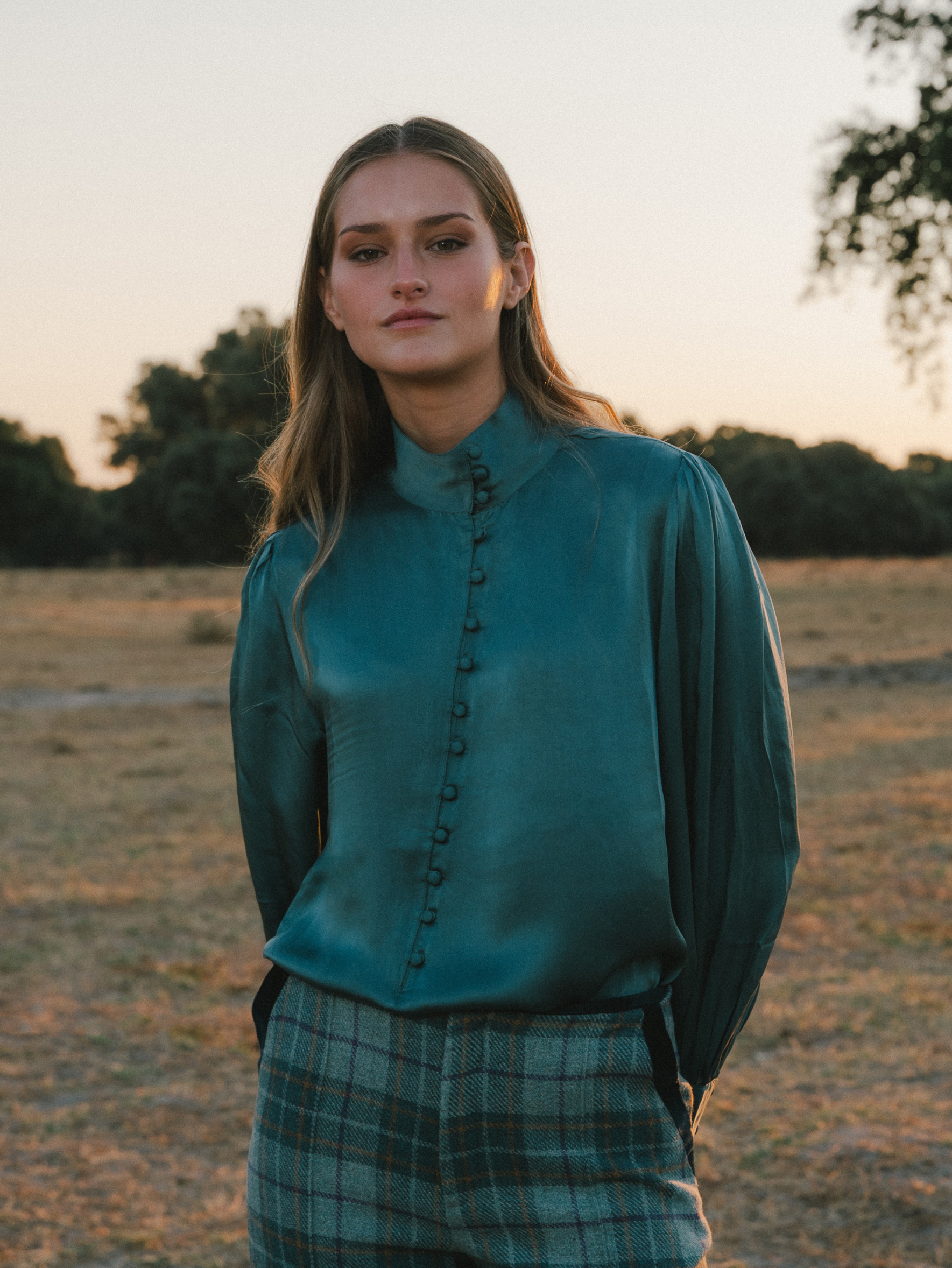 Blusa Moss Teal