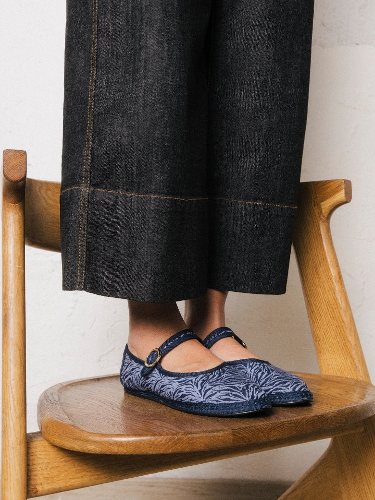 Mary Jane Cebra Blue