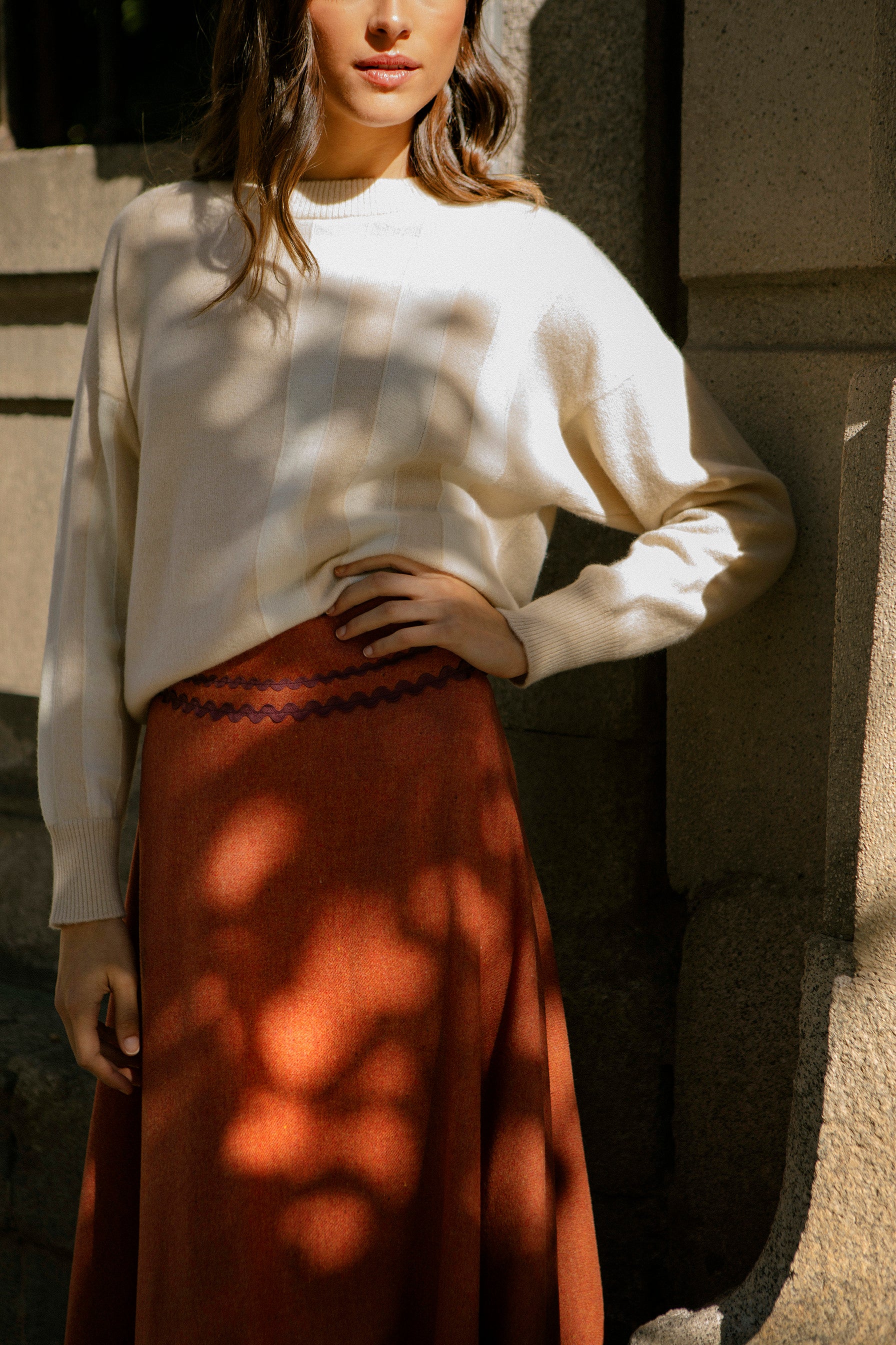 Falda Grace Naranja