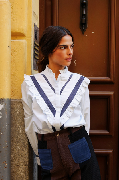 Antonietta Blue Shirt