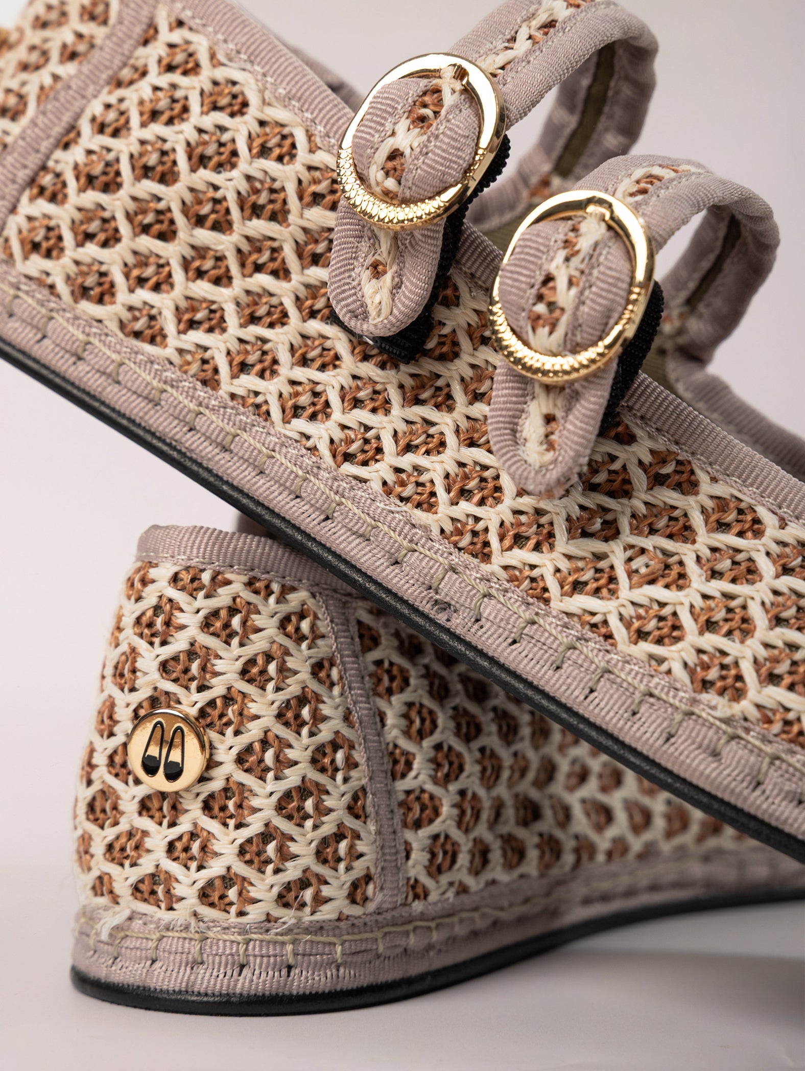 Double Lace Rafia Nude