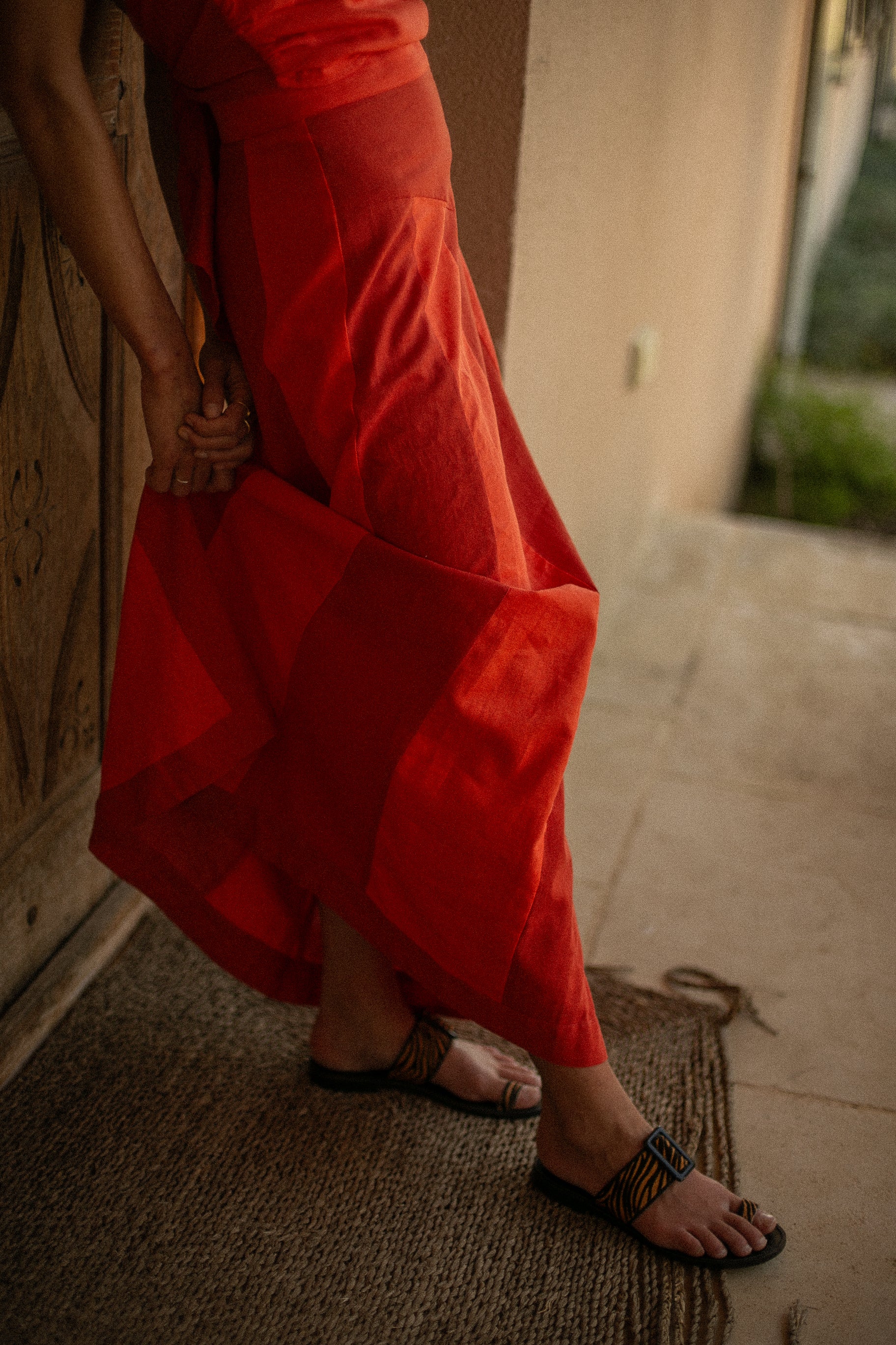 Falda Felice Naranja