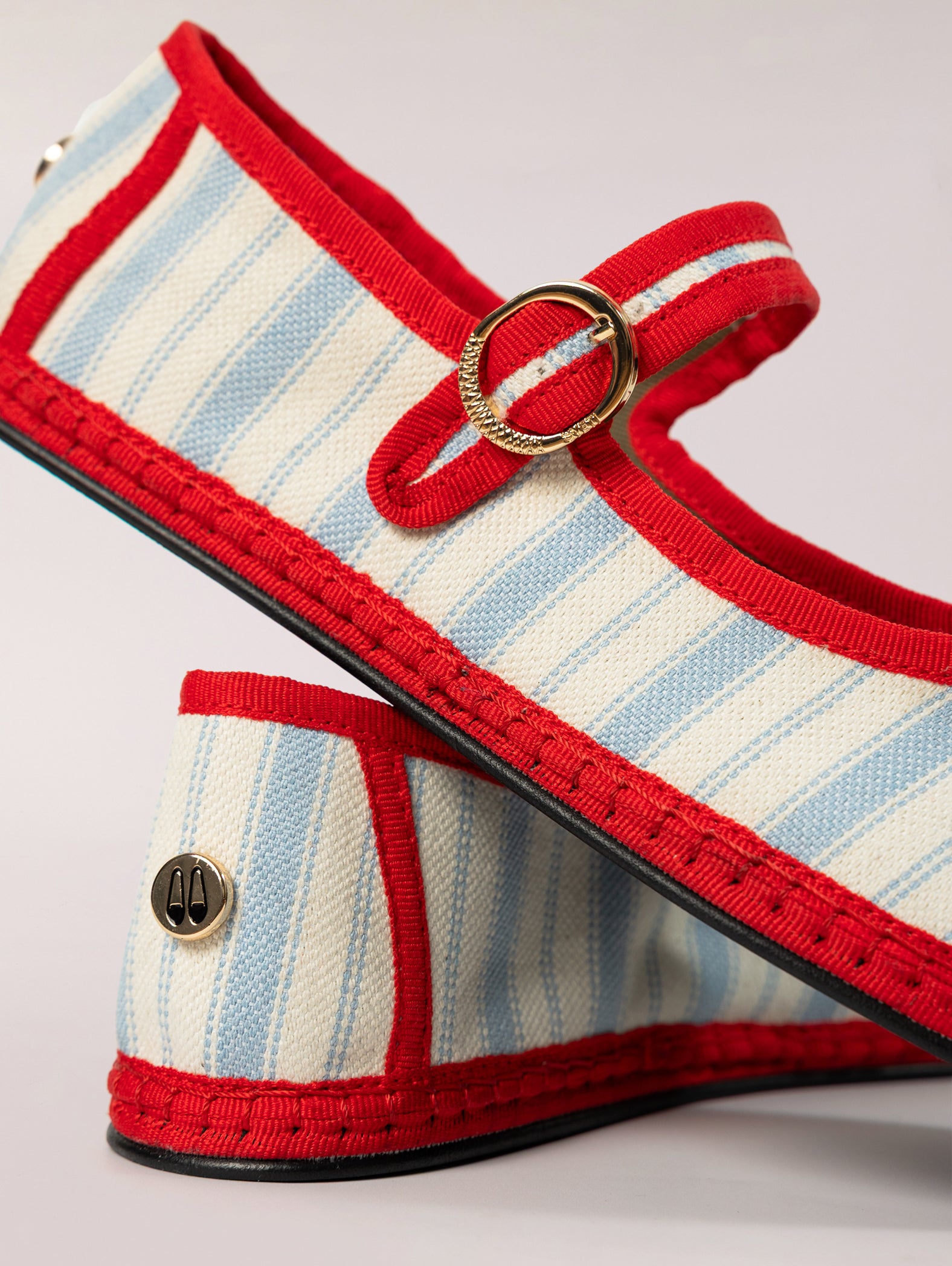 Mary Jane Blue Stripes