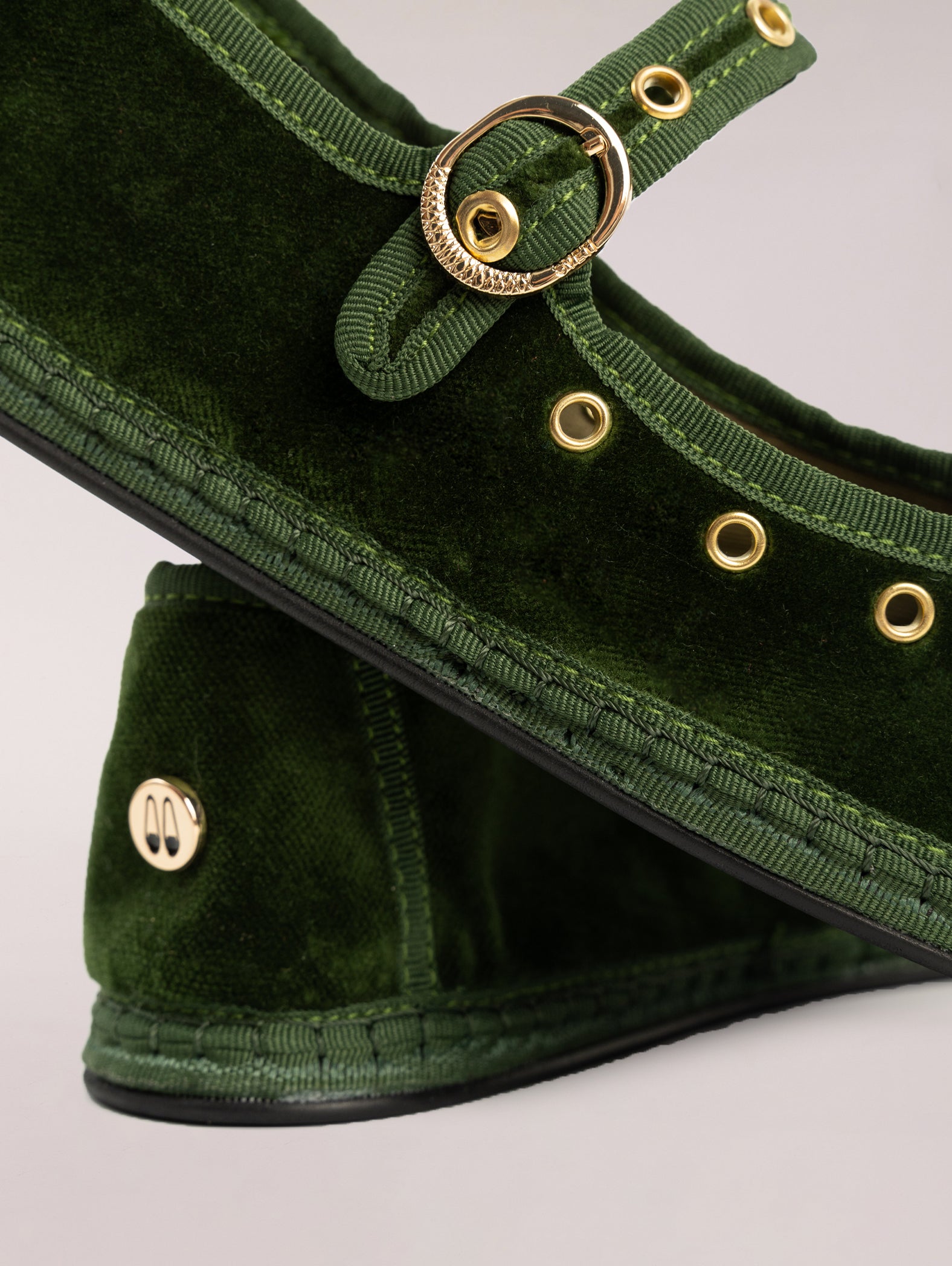 Mary Jane Studs Green Soldier