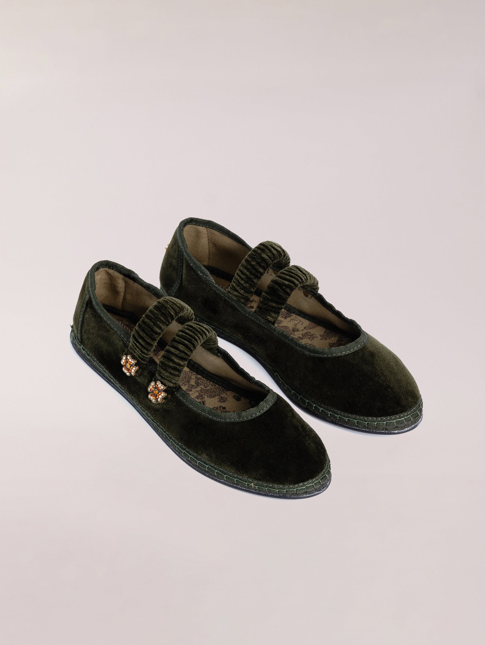 Double Lace Ballerina Khaki