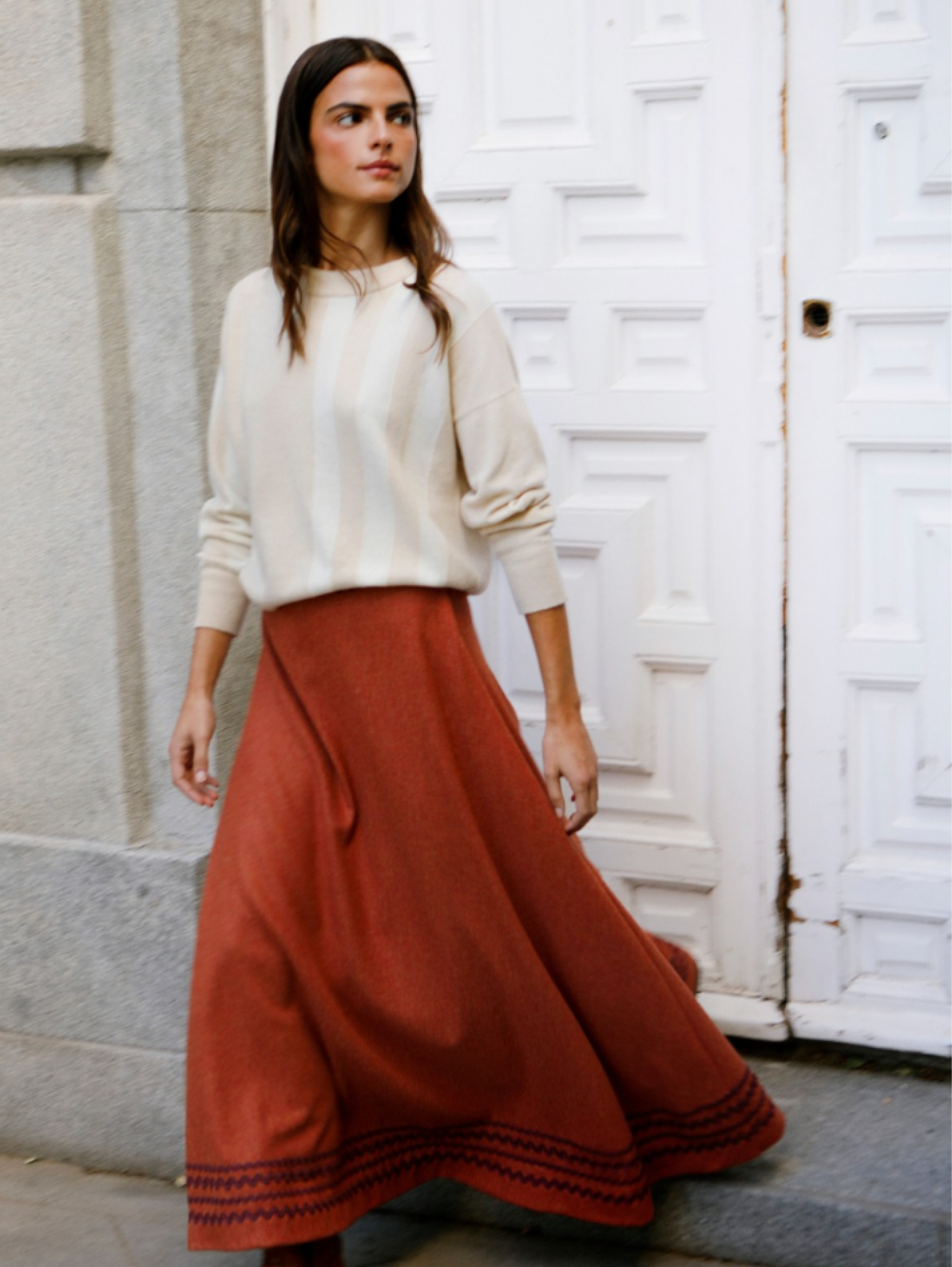 Falda Grace Naranja