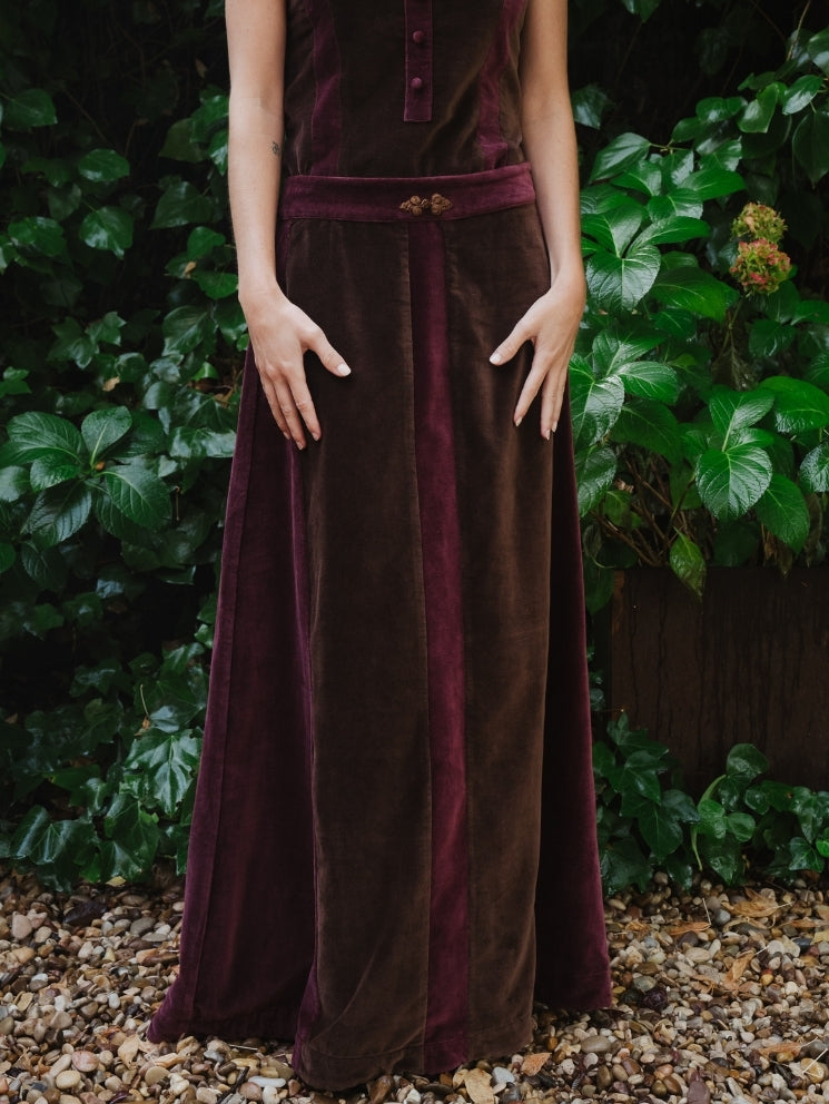 Falda Ophelia Chocolate